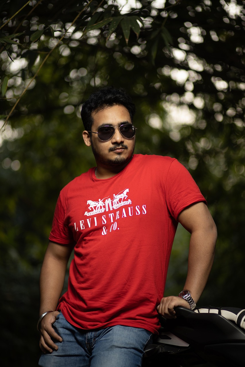 indian man, forest, man, portrait, nature, sundown